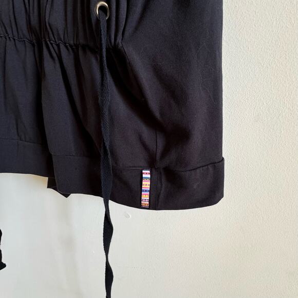 Talia Made In Peru Vest Ladies 0/S One Size Ruche Back Sleeveless Drawstring - Picture 5 of 11